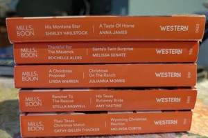 Mills & Boon Western Romance Novels X 5 Paperback Stories Love- Brand New - Picture 1 of 1