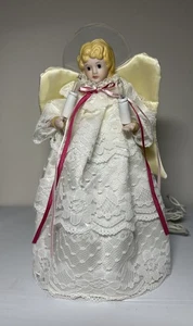 Vintage NOMA 10 Lite Porcellana Angelo Albero di Natale Topper n. 4994 con scatola - Foto 1 di 13