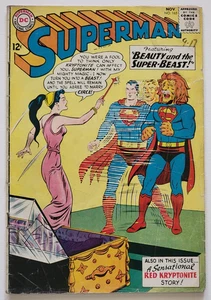 SUPERMAN #165 (DC 1963) SILVER AGE! EST~VG (4.0) “BEAUTY AND THE SUPER-BEAST!” - Picture 1 of 23