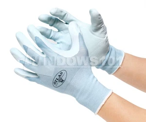 1 Pair of Atlas Showa 265 Assembly Grip Lite Nitrile Work Gloves -FREE SHIPPING! - Picture 1 of 3