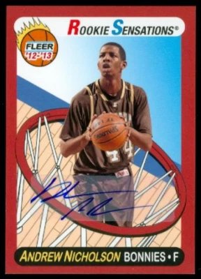 A3292- 2012-13 Fleer Retro Autographs #56 Andrew Nicholson RS B Auto - NM-MT - Image 1 of 2