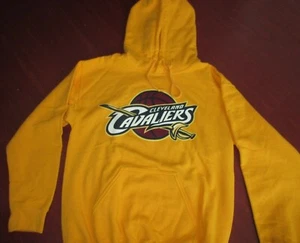 NBA Cleveland Cavaliers Basketball Hoodie Sweatshirt Yellow Sz S NWOT - Picture 1 of 11