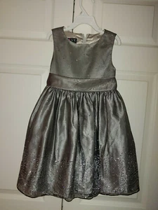 New Girl Love Special Occasion Silver Sparkle Gray Party Holiday Dress Size 6 - Picture 1 of 2