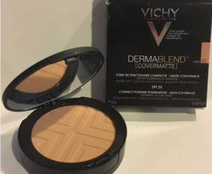 Base en polvo compacta Vichy Dermablend Covermatte SPF25 9,5 g - Sand 35 nueva en caja - Imagen 1 de 1