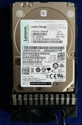 NEW Lenovo / IBM 00MM692 00MM690 1.2TB 2.5" 10K SAS 12G 1FF200-156 HARD DRIVE - Image 1 of 4