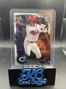 2016 Bowman Chrome Taylor Trammell 1st Bowman Prospect Card #BDC-13 Reds Z278 - Picture 1 of 2