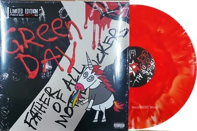 GREEN DAY LP Father of Alll Motherfuckers SPECIAL Cloudy RED VINYL Ltd IN STOCK - Image 1 of 4