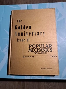 Popular Mechanics Magazine Vintage January 1952 Golden Anniversary - Picture 1 of 4