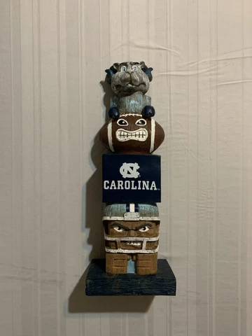 North Carolina Tar Heels NCAA Vintage Mascot Tiki 16" Evergreen Enterprises New Cover