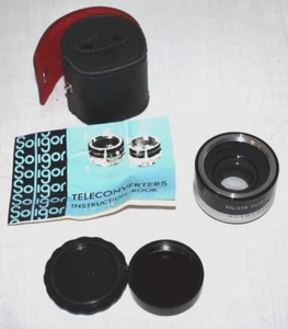 Soligor Tele Converter 2X for Pentax w/ Manual = Good+++ Pre-Owned - Picture 1 of 7