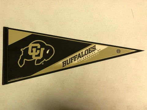 COLLEGIATE LICENSED CU Colorado BUFFALOES NCAA College WinCraft Sports Pennant Cover