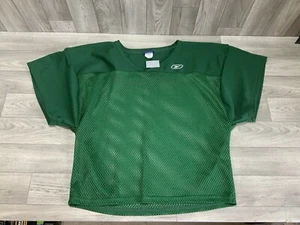 Neu mit Etikett Vintage 90er Reebok grün Mesh Fußball Trikot Größe Large XL - Bild 1 von 17