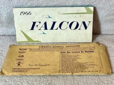 Ford Falcon 1966 manual del propietario 65 páginas con funda para guantera Foto 1 de 4