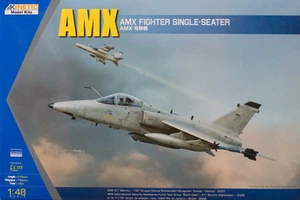 Kinetic 1/48 AMX Ground Attack Flugzeug Brasilien Italien Plastik Modellbausatz K48026 - Bild 1 von 1