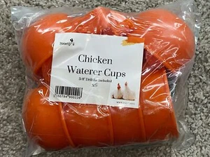 50 Paks Chicken Automatic Watering Cups Drinker Waterer Duck Quail Poultry New - Picture 1 of 7