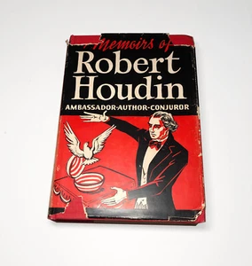 THE MEMOIRS OF ROBERT-HOUDIN (1944) / Collectible & Vintage Magic Book - Picture 1 of 2