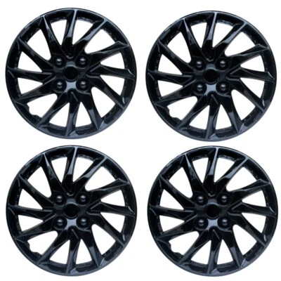 Black Set (4pcs) fit for Chevrolet Cruze 2011-2015 15" Hubcaps Wheel Covers - Image 1 of 4