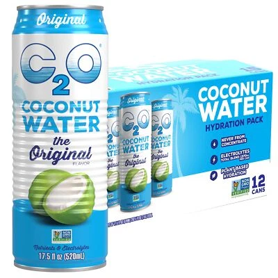 C2O - Coconut Water The Original Flavor 12 Pack - Made with Fresh Coconut Wat... - Image 1 of 4