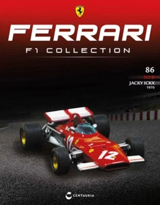 NEW IXO 1:43 F1 FERRARI 312 B - Jacky Ickx 1970 +Magazine - Immagine 1 di 4