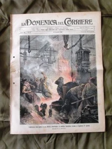 La Domenica del Corriere 20 Gennaio 1907 Forno officina Pirenei Anno giuridico - Picture 1 of 1