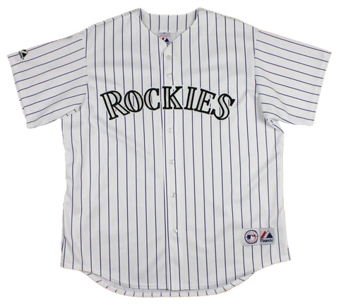 Colorado Rockies Majestic Made In USA MLB Stitched Jersey Size XL Cover