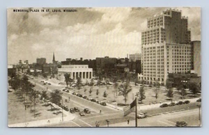 St. Louis Missouri Memorial Plaza Postcard Unposted - Picture 1 of 2