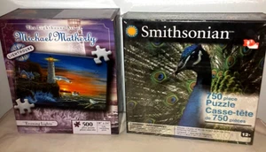 Lotto 2 puzzle - Smithsonian & Michael Matherly - 750pz e 500pz - nuovi sigillati - Foto 1 di 4