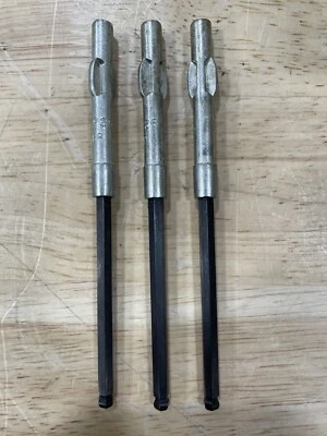 Xcelite 9926BP Screwdriver Blade, 3/16" Ballpoint Allen Hex Socket, Lot of 3 - Image 1 of 3