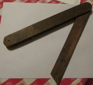 madera antigua ajustable cuadrado 10" largo carpintería carpintería - Imagen 1 de 2