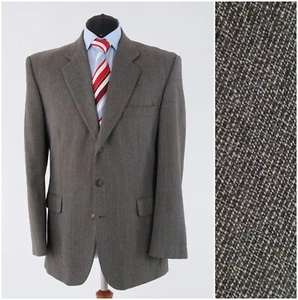 Mens Vintage Blazer 42R UK Size CAMAIEU Brown Sport Coat Jacket - Picture 1 of 12