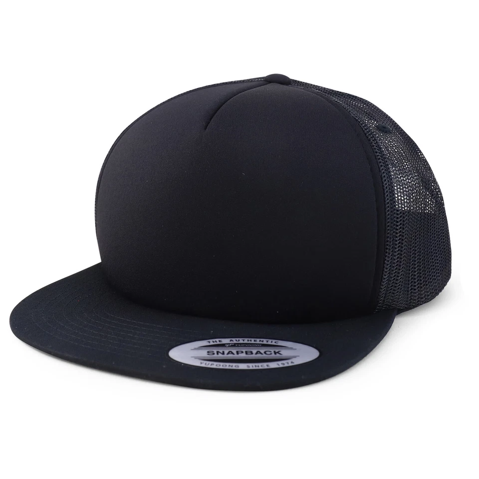 Gorra Snapback XXL de gran tamaño de 5 paneles de espuma para camionero de pico plano - ENVÍO GRATUITO Foto 1 de 1