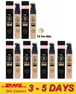 6 x Mistine 24 Cover All Foundation Full Coverage Oil Control SPF 15 # Tan Skin - Picture 1 of 3