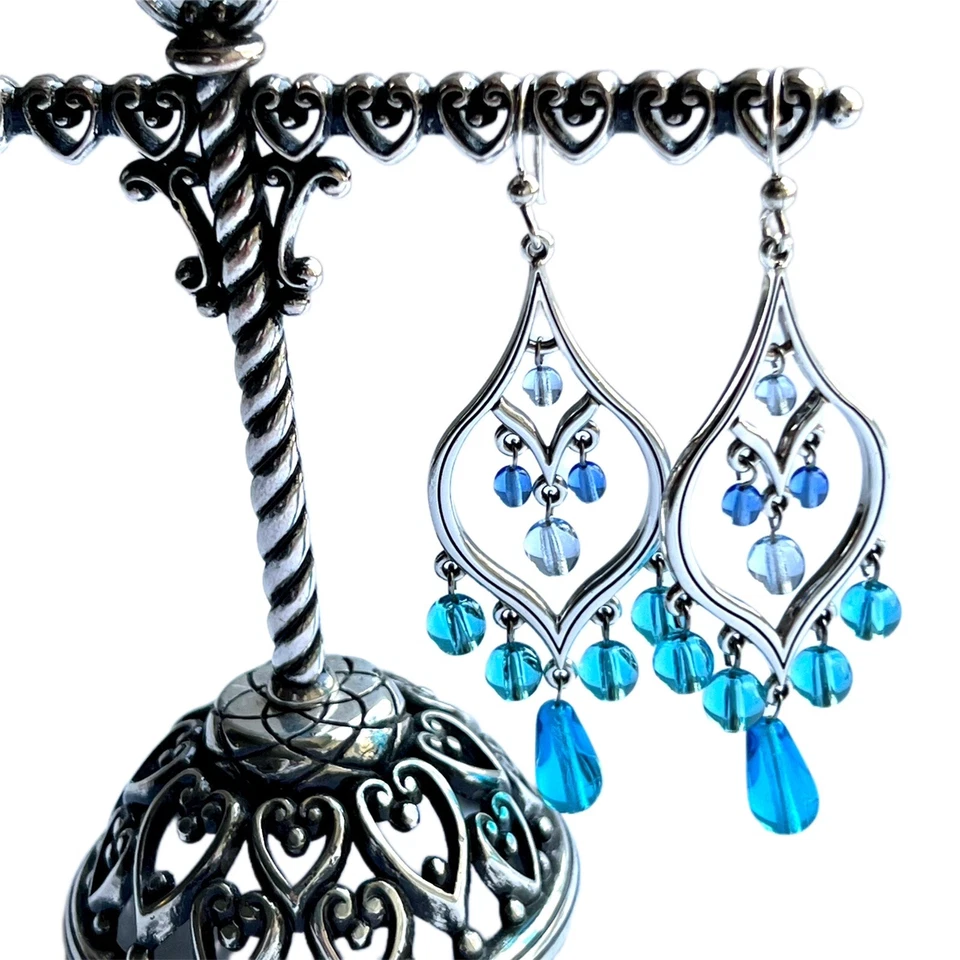 Brighton "Prism Lights" Teardrop French Wire Earrings JA7693 Blue