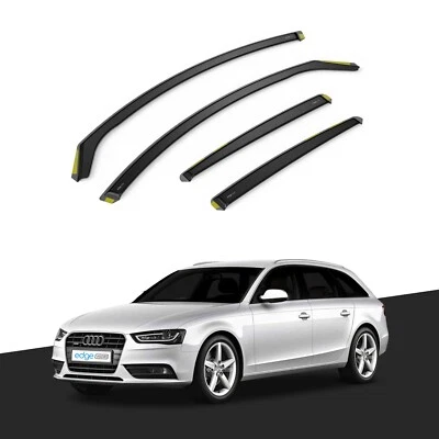 EDGEVISORS Deflettori eolici Audi A4 B8 2009-2015 5 porte Avant Estate 4pz oscurati