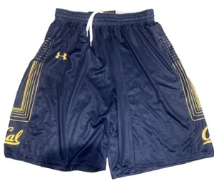 Under Armour California Golden Bears Basketball Shorts Mens Large NWT! - Picture 1 of 3