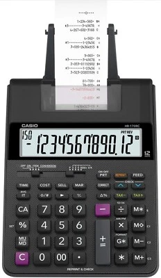 casio HR-170RC plus  mini desktop printing calculator new version - Image 1 of 3