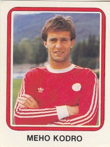 sticker MEHO KODRO Velez Barcelona Sociedad Football 90/91 edition Yugoslavia