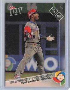 2017 Topps Now #W-38 Wladimir Balentien Tokyo Yakult Swallows Team Netherlands - Picture 1 of 2