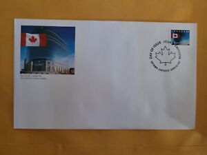2002 Canada Post Stamp #1931 - Flag over Canada Post Head Office 48¢ FDC