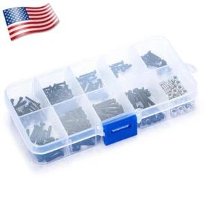 Universal DIY Screws Box Kit (206Pcs) For 1/18 TRAXXAS TRX-4M Mini Crawler Car - Picture 1 of 7