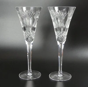 UN PAR DE FINOS VASOS DE CRISTAL IRLANDÉS WATERFORD 12 DÍAS DE NAVIDAD - Imagen 1 de 4
