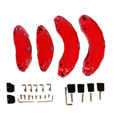 Front Rear Brake Caliper Covers For Tesla Model X S 18-2022 19/20inch Wheel Hub - Image 1 of 4