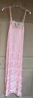 Robe de nuit vintage Natori Saks 5e avenue rose longue taille - grande neuve avec étiquettes
