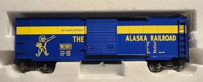 K-LINE TRAINS -O GAUGE #K761-1011  CLASSIC BOXCAR Alaska #7611011 - Image 1 of 4