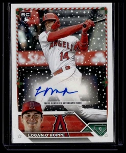 Autógrafos Topps Holiday #HAC-LO Logan O'Hoppe 2023 #/450 - Imagen 1 de 2