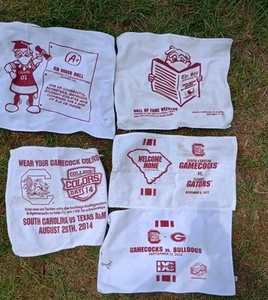 Lot Of 5 South Carolina GameCocks Rally Towels - Picture 1 of 1