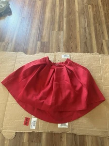 Ashley Stewart Red High Waist Pleated Skirt Size 18 Women’s Made in USA - Picture 1 of 3