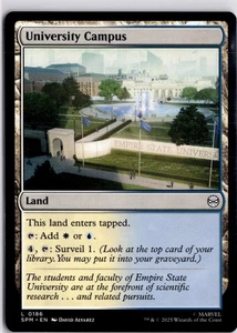 University Campus L Marvel's Spider-Man 186 MTG Card - Picture 1 of 2