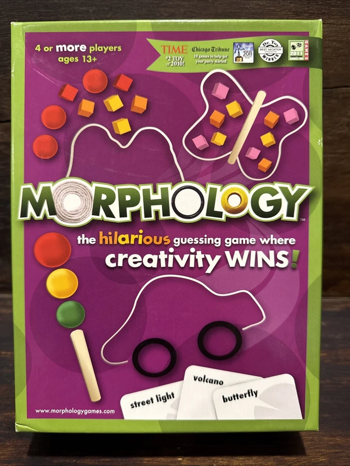 Jogo de tabuleiro Morphology Creative Building Team Family Adivinhação novo em caixa aberta - Imagem 1 de 3