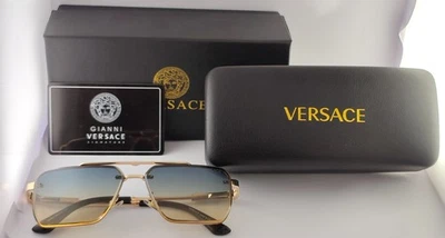 Luxury Versace Sunglasses | Rose Gold Frame [100% UV Protected Yellow Lenses] - Image 1 of 4